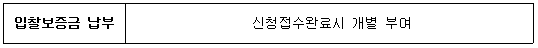 입찰보증금 납부