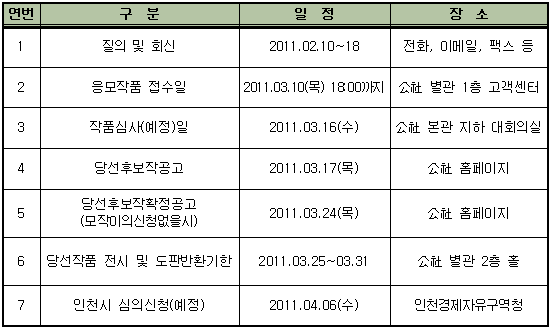 공모일정